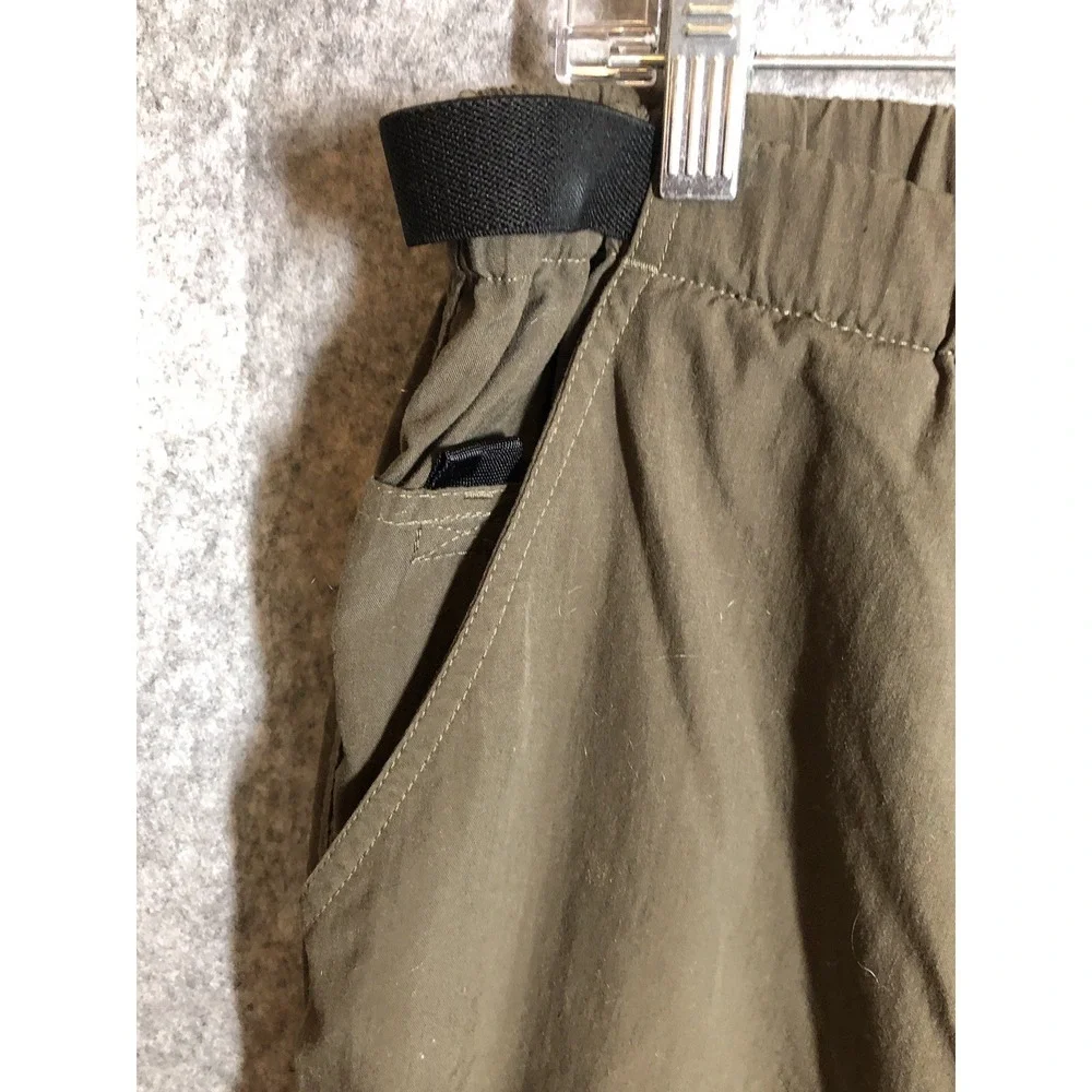 The North Face Pants L Brown Cordura Nylon Double Knee Stowaway Pocket Hiking